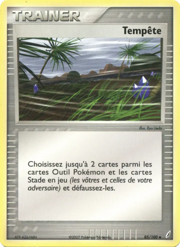 Tempête — carte 85 de l’extension EX Gardiens de Cristal