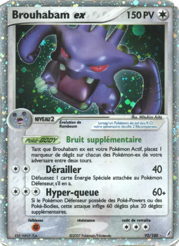 Brouhabam ex — carte 92 de l’extension EX Gardiens de Cristal