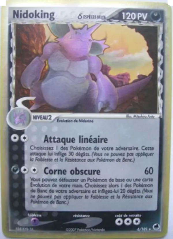 Nidoking δ — carte 6 de l’extension EX Île des Dragons