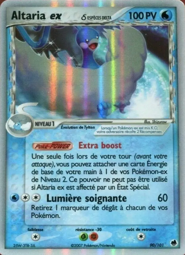 Altaria ex δ — carte 90 de l’extension EX Île des Dragons