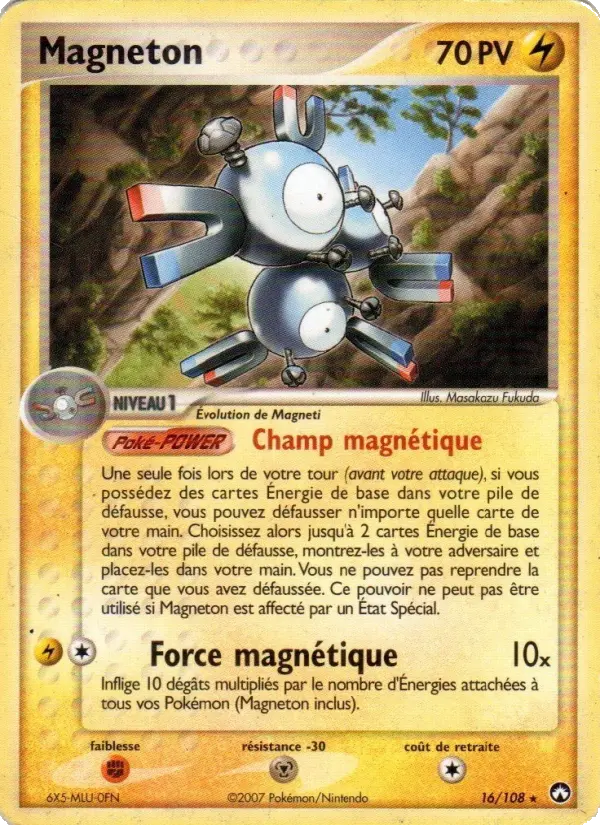 Magneton — carte 16 de l’extension EX Gardiens du Pouvoir
