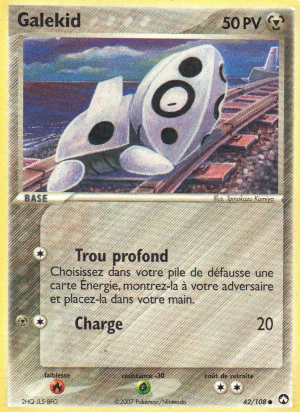 Galekid — carte 42 de l’extension EX Gardiens du Pouvoir