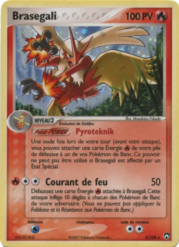 Brasegali — carte 5 de l’extension EX Gardiens du Pouvoir