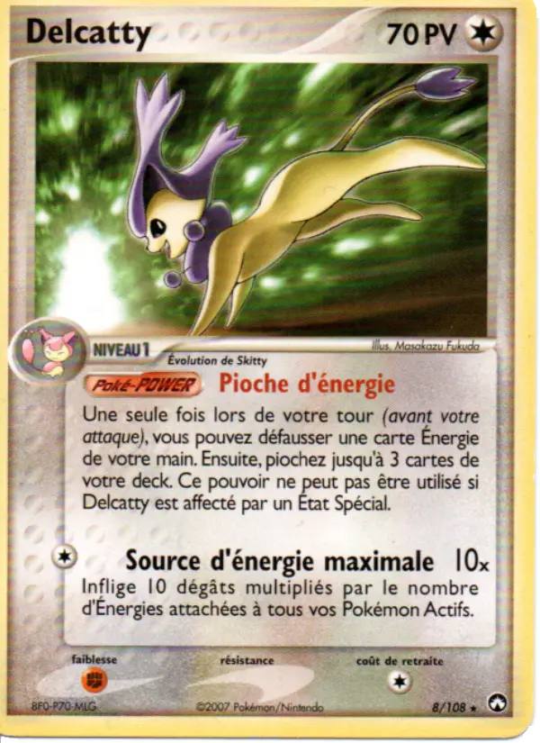 Delcatty — carte 8 de l’extension EX Gardiens du Pouvoir