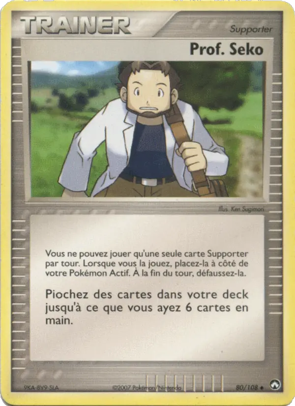 Prof. Seko — carte 80 de l’extension EX Gardiens du Pouvoir