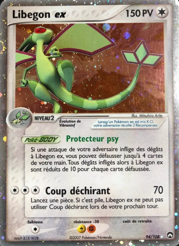 Libegon ex — carte 94 de l’extension EX Gardiens du Pouvoir