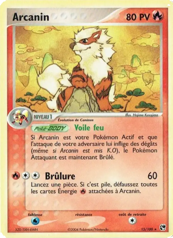 Arcanin — carte 15 de l’extension EX Tempête de sable