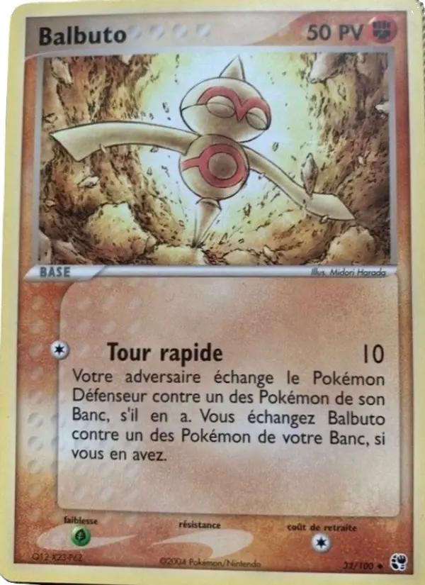 Balbuto — carte 32 de l’extension EX Tempête de sable