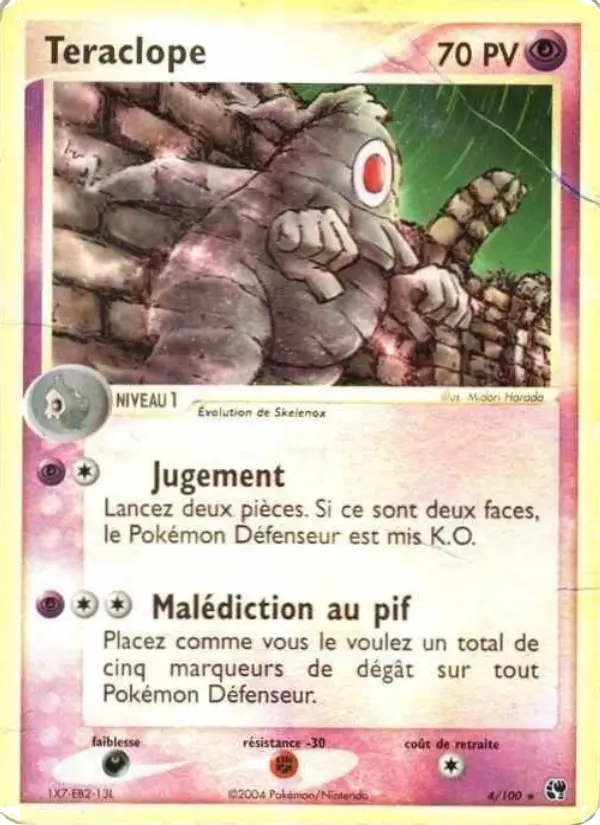 Teraclope — carte 4 de l’extension EX Tempête de sable