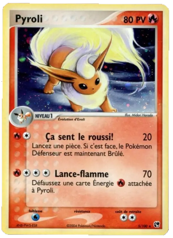 Pyroli — carte 5 de l’extension EX Tempête de sable