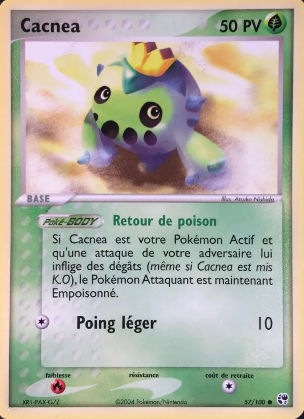 Cacnea — carte 57 de l’extension EX Tempête de sable