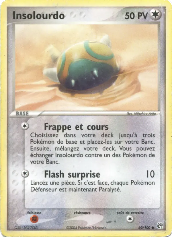 Insolourdo — carte 60 de l’extension EX Tempête de sable