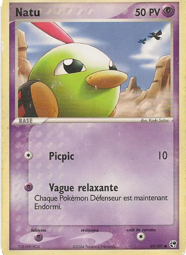 Natu — carte 69 de l’extension EX Tempête de sable