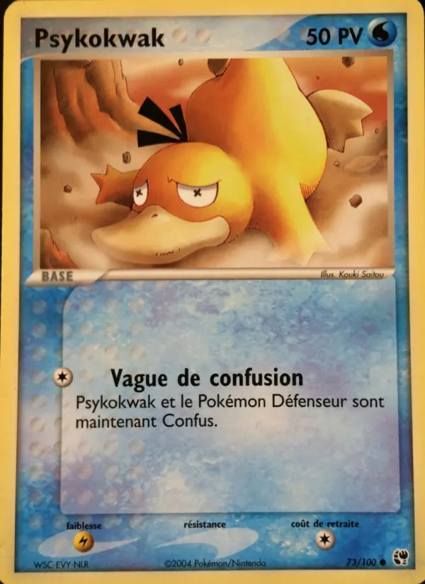 Psykokwak — carte 73 de l’extension EX Tempête de sable