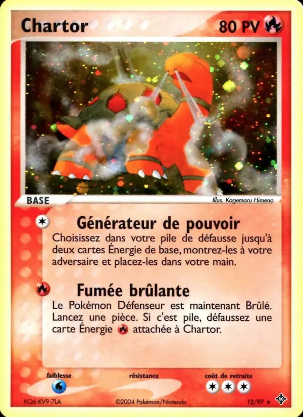 Chartor — carte 12 de l’extension EX Dragon