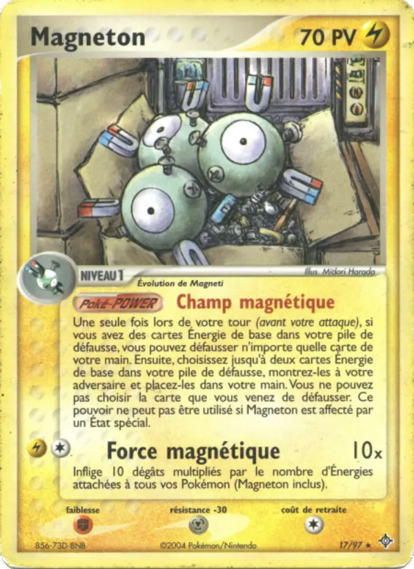 Magneton — carte 17 de l’extension EX Dragon