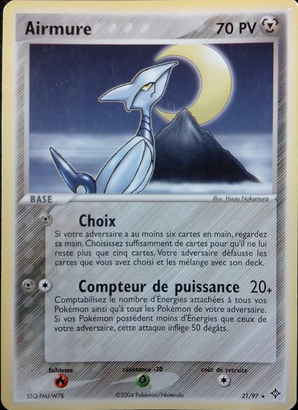 Airmure — carte 21 de l’extension EX Dragon