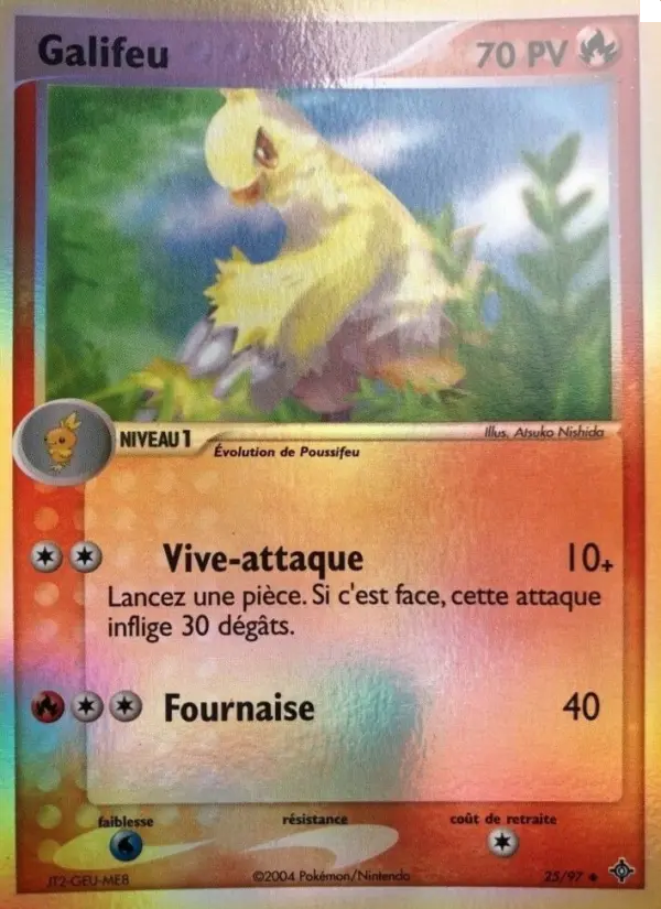 Galifeu — carte 25 de l’extension EX Dragon