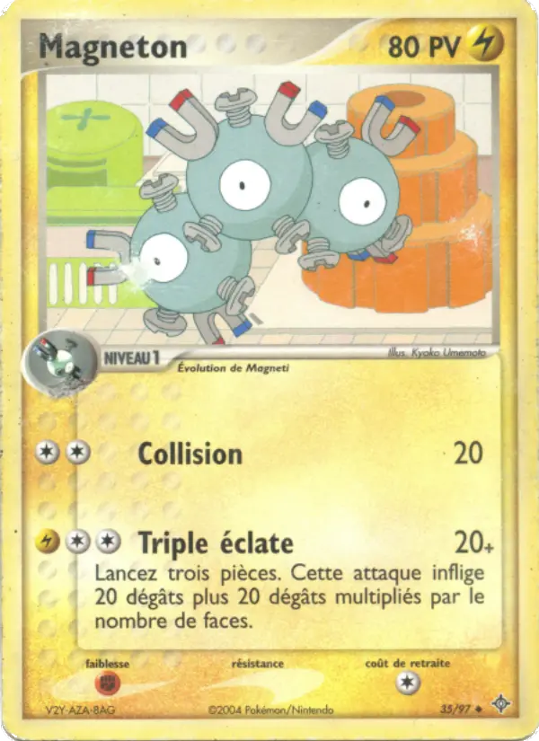 Magneton — carte 35 de l’extension EX Dragon