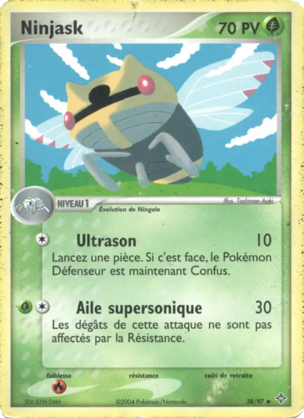 Ninjask — carte 38 de l’extension EX Dragon