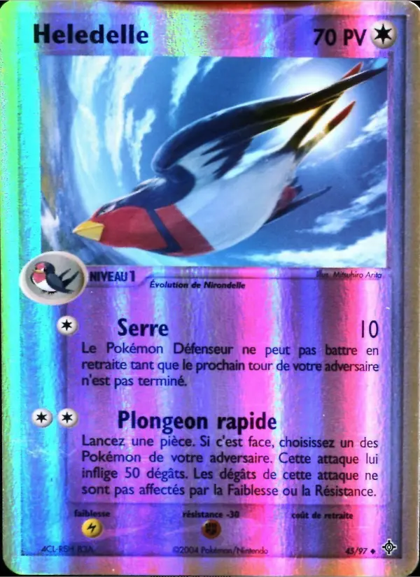 Heledelle — carte 45 de l’extension EX Dragon