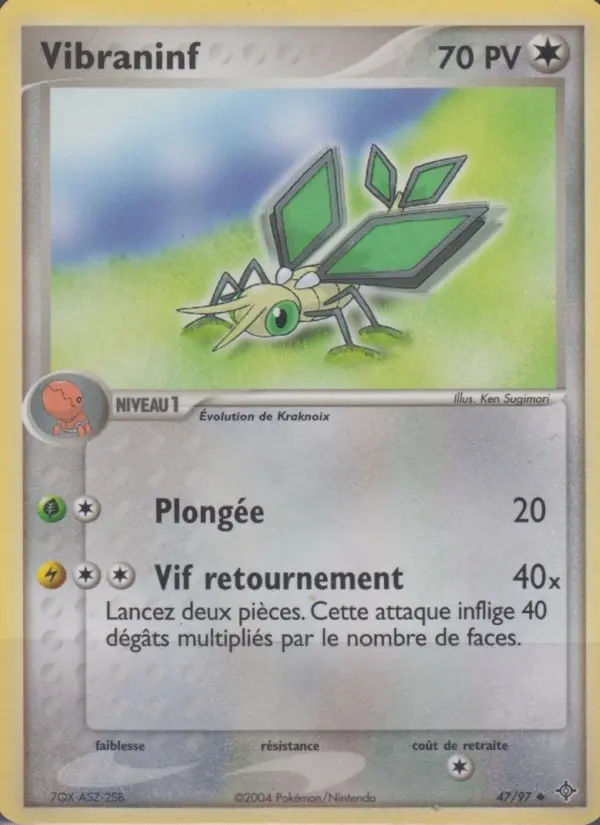 Vibraninf — carte 47 de l’extension EX Dragon