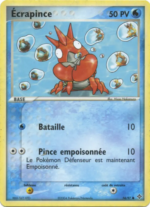 Écrapince — carte 54 de l’extension EX Dragon