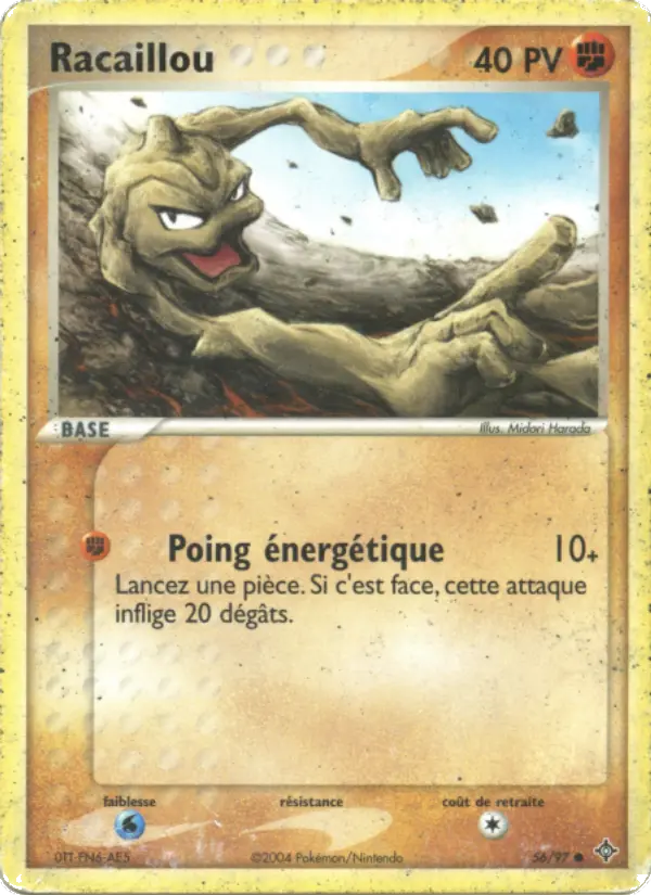Racaillou — carte 56 de l’extension EX Dragon