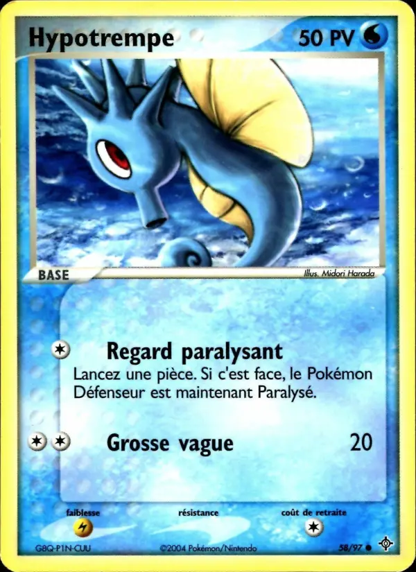 Hypotrempe — carte 58 de l’extension EX Dragon