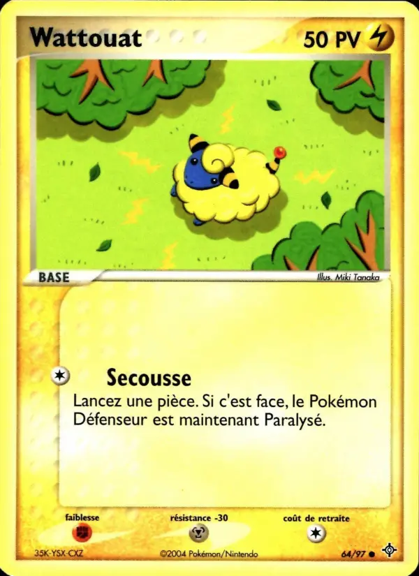 Wattouat — carte 64 de l’extension EX Dragon