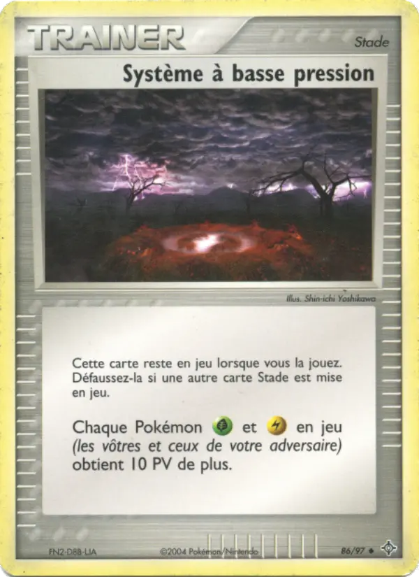 Système à basse pression — carte 86 de l’extension EX Dragon