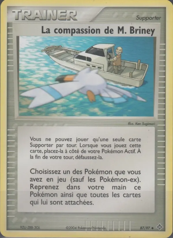 La compassion de M. Briney — carte 87 de l’extension EX Dragon