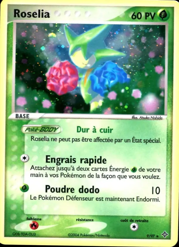 Roselia — carte 9 de l’extension EX Dragon