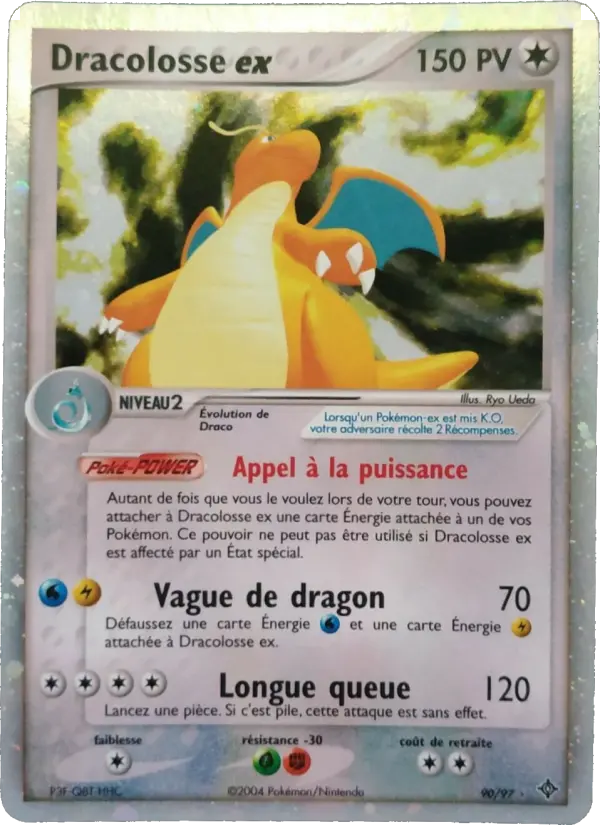 Dracolosse ex — carte 90 de l’extension EX Dragon