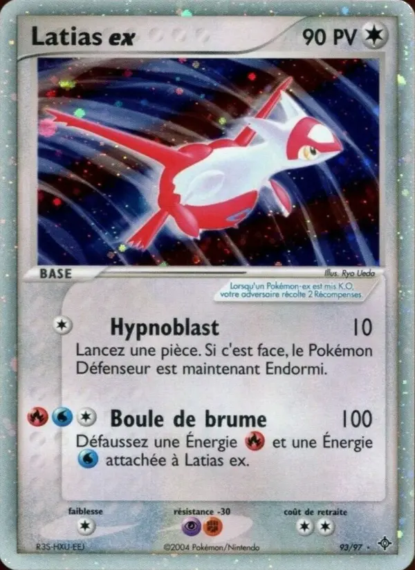 Latias ex — carte 93 de l’extension EX Dragon
