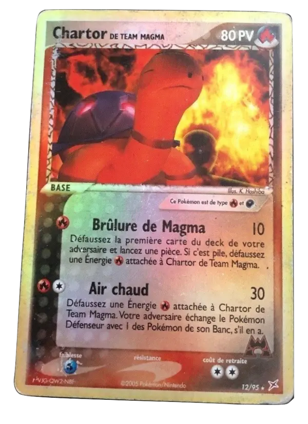 Chartor de Team Magma — carte 12 de l’extension EX Team Magma vs Team Aqua