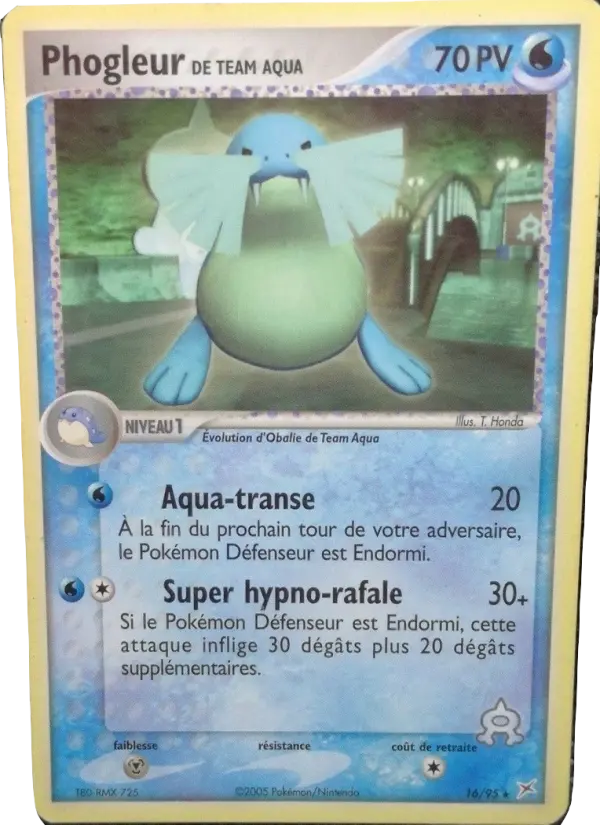 Phogleur de Team Aqua — carte 16 de l’extension EX Team Magma vs Team Aqua