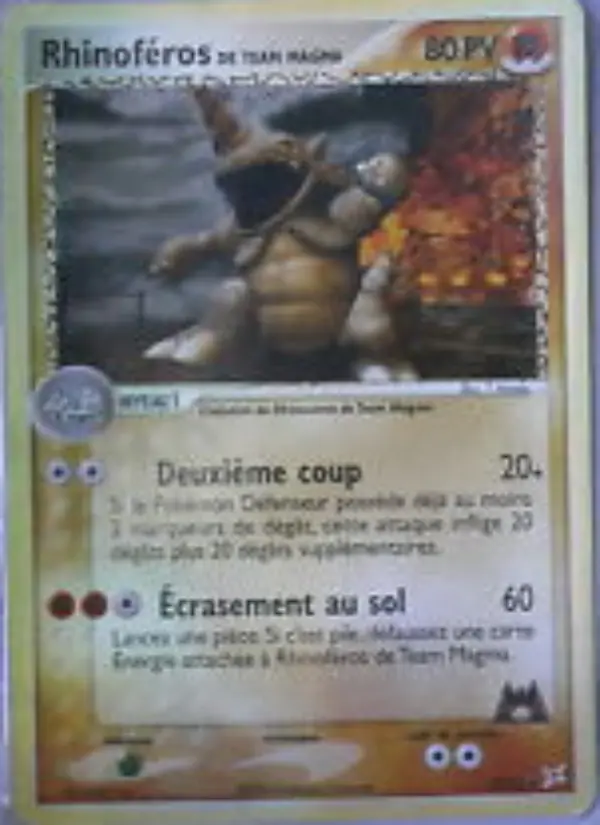 Rhinoféros de Team Magma — carte 22 de l’extension EX Team Magma vs Team Aqua