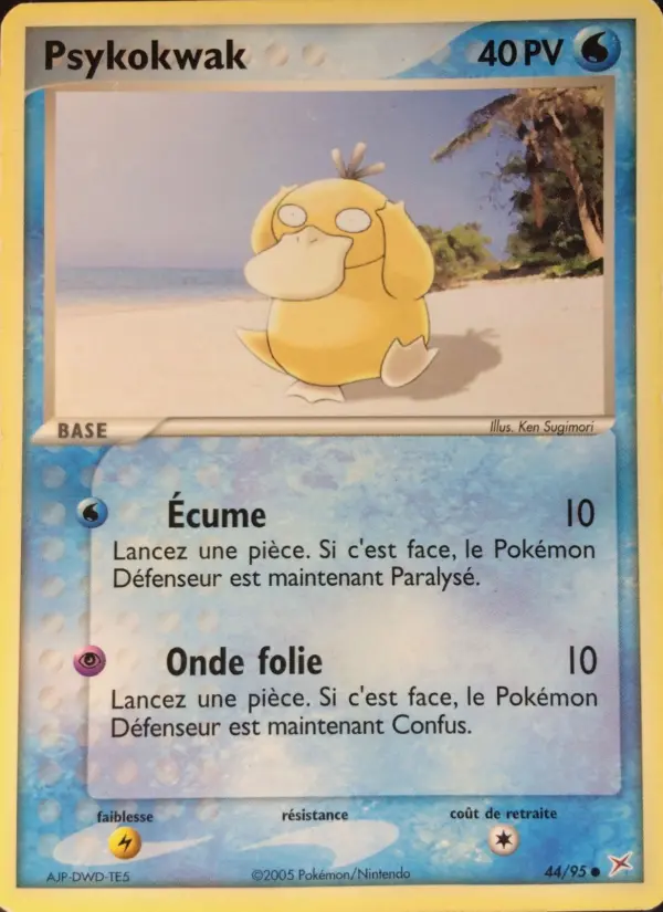 Psykokwak — carte 44 de l’extension EX Team Magma vs Team Aqua