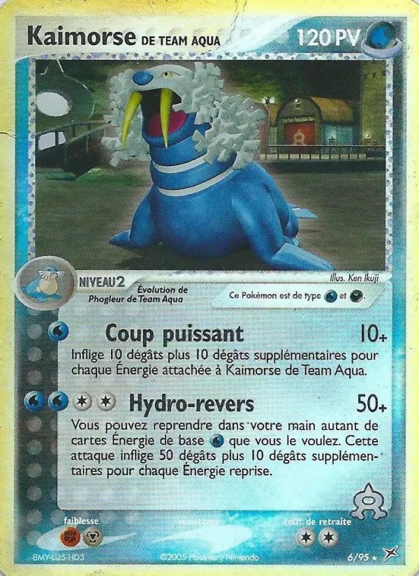 Kaimorse de Team Aqua — carte 6 de l’extension EX Team Magma vs Team Aqua
