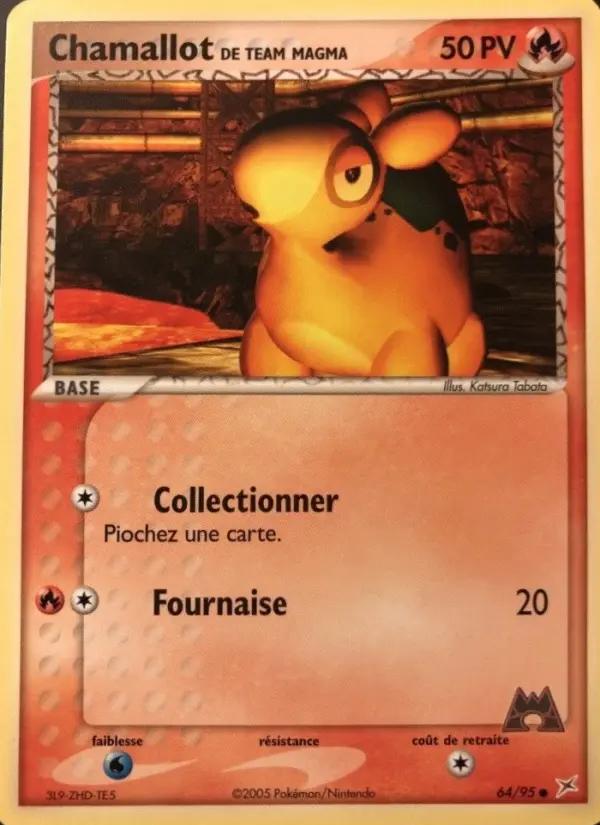 Chamallot de Team Magma — carte 64 de l’extension EX Team Magma vs Team Aqua