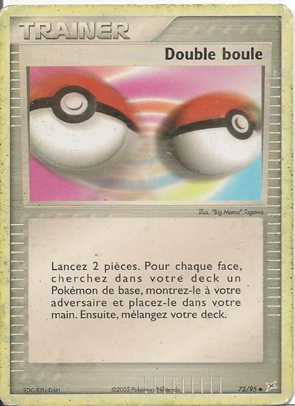 Double boule — carte 72 de l’extension EX Team Magma vs Team Aqua