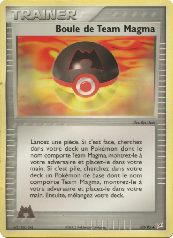 Boule de Team Magma — carte 80 de l’extension EX Team Magma vs Team Aqua