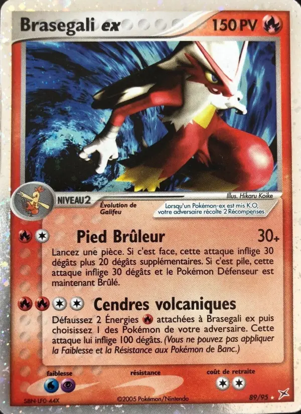 Brasegali ex — carte 89 de l’extension EX Team Magma vs Team Aqua