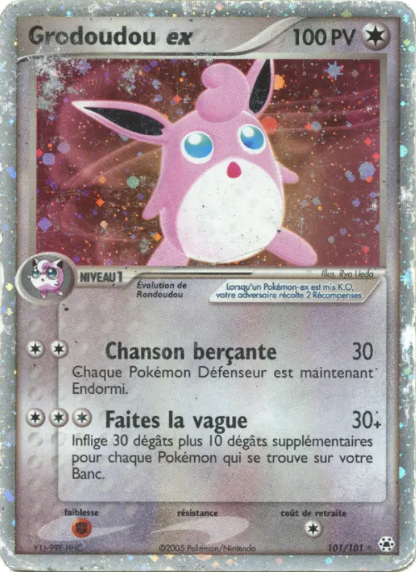 Grodoudou ex — carte 101 de l’extension EX Légendes Oubliées