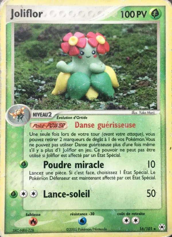 Joliflor — carte 16 de l’extension EX Légendes Oubliées