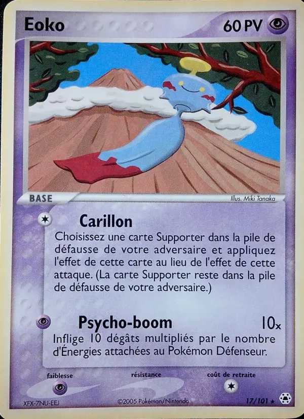 Eoko — carte 17 de l’extension EX Légendes Oubliées