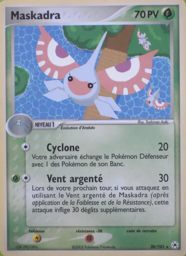 Maskadra — carte 20 de l’extension EX Légendes Oubliées
