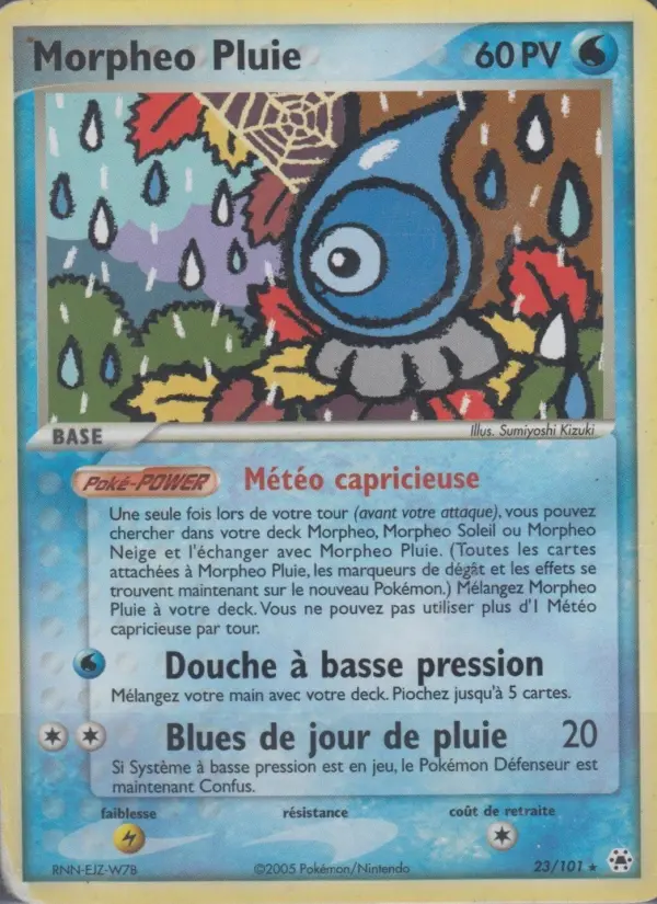 Morpheo Pluie — carte 23 de l’extension EX Légendes Oubliées