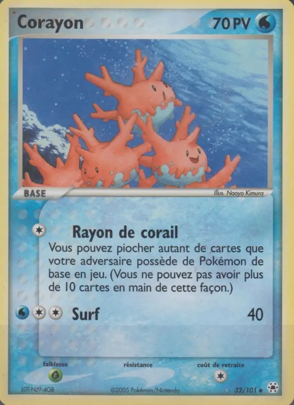 Corayon — carte 32 de l’extension EX Légendes Oubliées